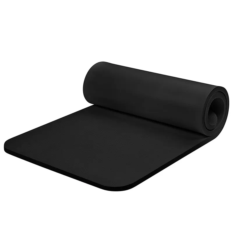 Huayi 4.Topko Wholesale Thick Private Label Custom Printed Yoga Mat 10mm Eco Friendly Foldable Nbr Yoga Mat With Strap