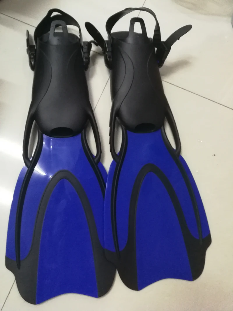 DOVOD Wholesale Black Red Blue Green Open Foot Pocket Fins Diving Fins Flippers Swimming Fins for Adults