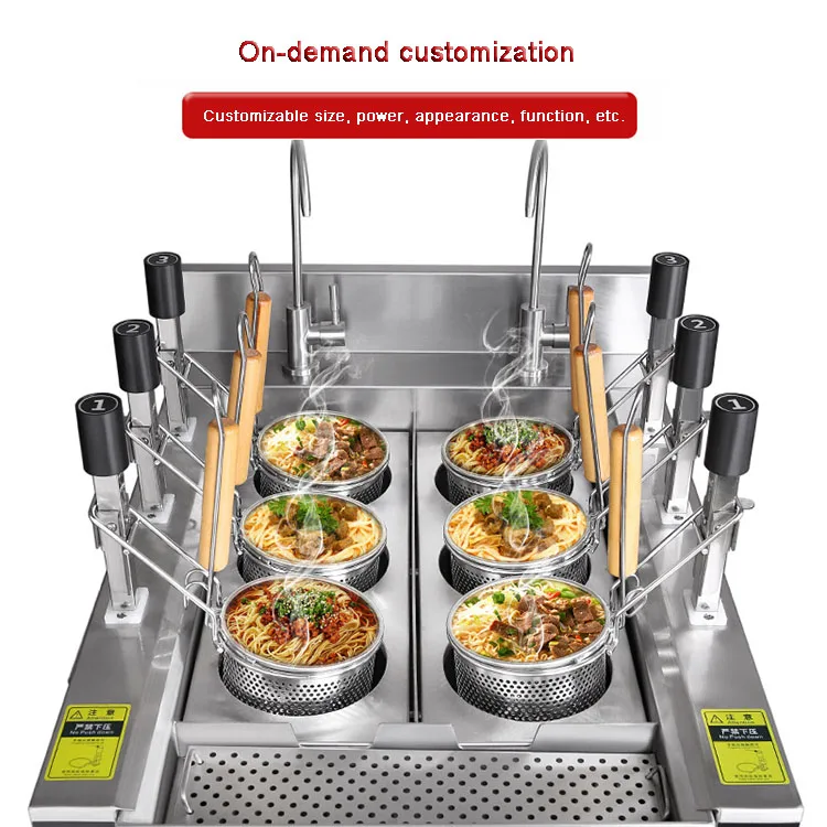 High Quality Commercial Professional Stainless Steel  Cooking Machine electric Noodle Cooker Boiler