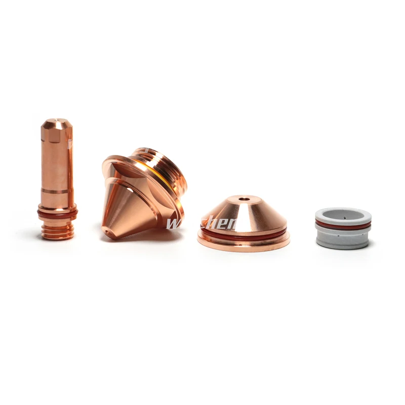 Plasma Cutting Accessories Consumables Copper Electrode Nozzle Shield Swirl Ring for Ajan Cutting Torch