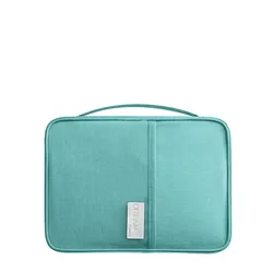 Waterproof Portable Travel Organizer Credit Card Clutch Bag Wallet Passport Holder for Family with Zipper Pocket