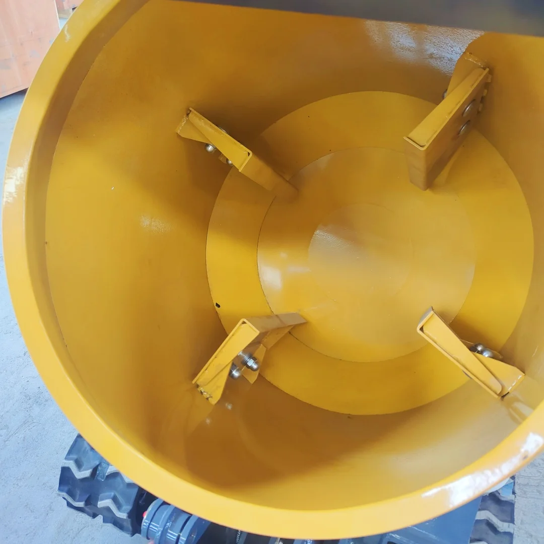 HT750 Concrete mixing tank High Adaptability Mini Concrete Mixer Truck Tracked Mini Dumper Gasoline Mini Concrete Mixer