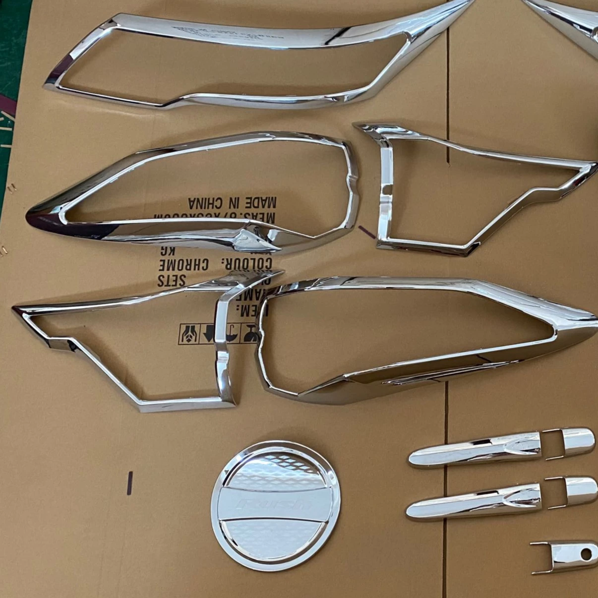 Good quality car exterior accessories auto chrome set  TOYOTA RUSH 2018-ON