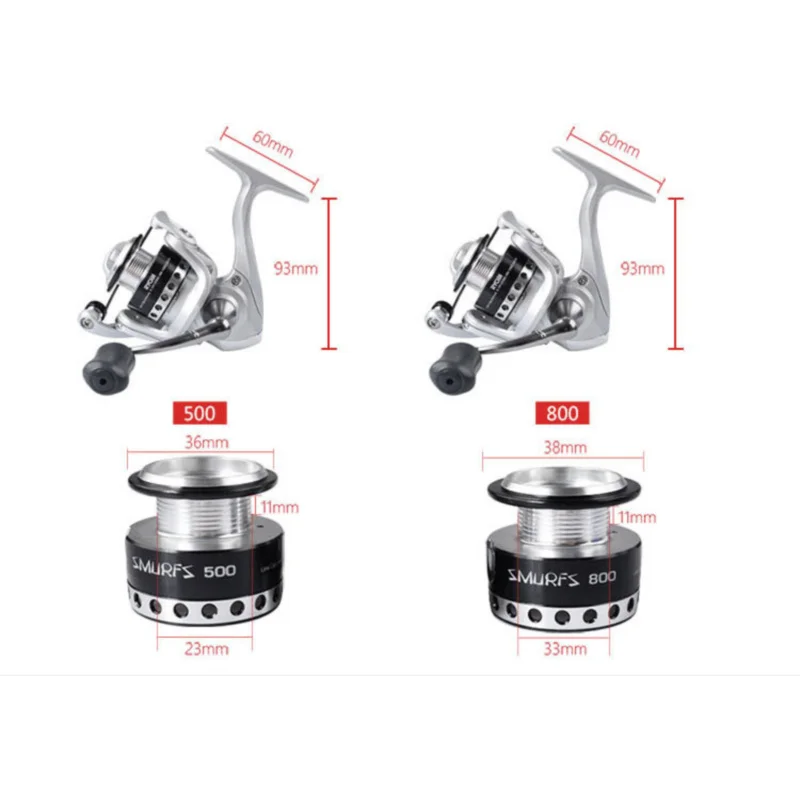  RYOBI Tiny Pro спиннинговая Рыболовная катушка 500 800 3 + 1BB 5 2: 1 Max Drag