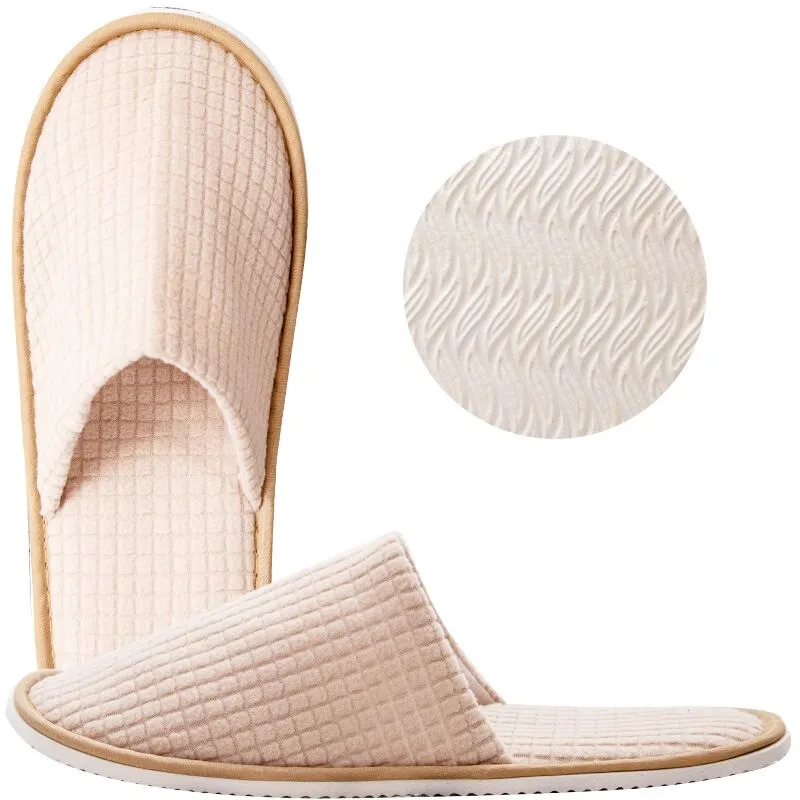Disposable floor b&B hotel Guest room Beauty Salon soft thickened soft bottom suede custom slippers