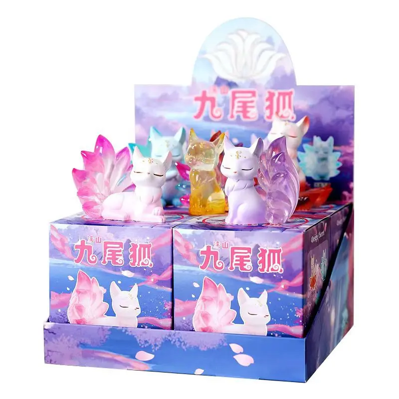 Hot Selling Personalized Design Fox Kits Soft PVC Rubber Figurine Model Action Figure