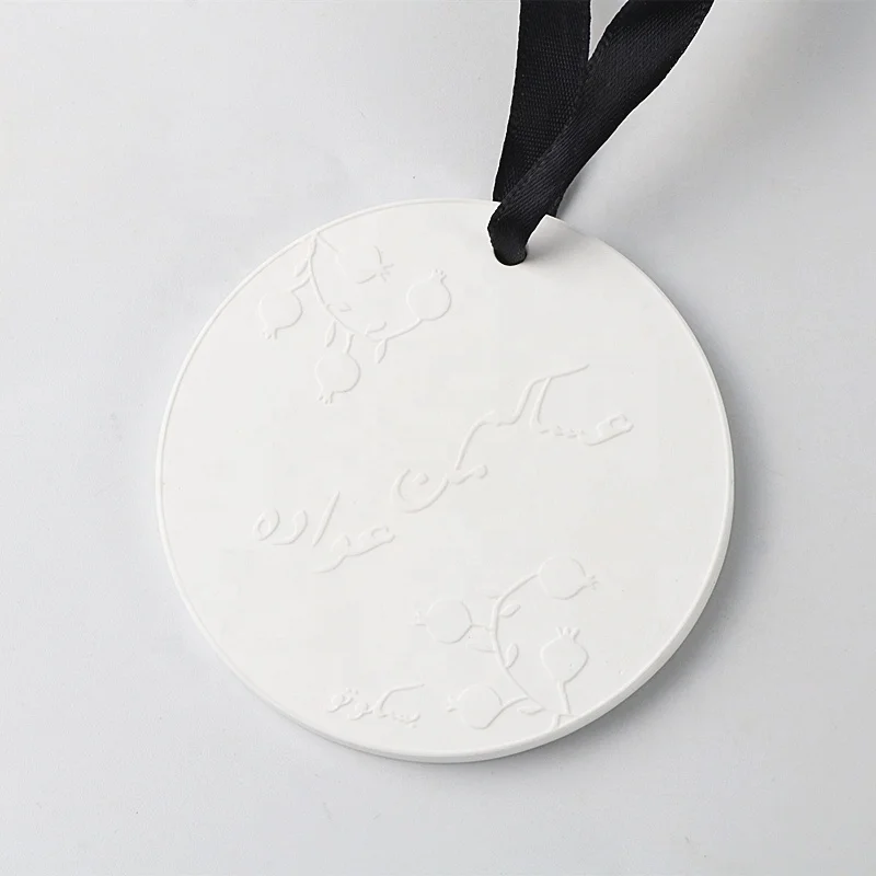 OEM Customized Scented Ceramic Stone Pendant Decoration Aromatherapy Passive Fragrance Essential Oil Diffuser