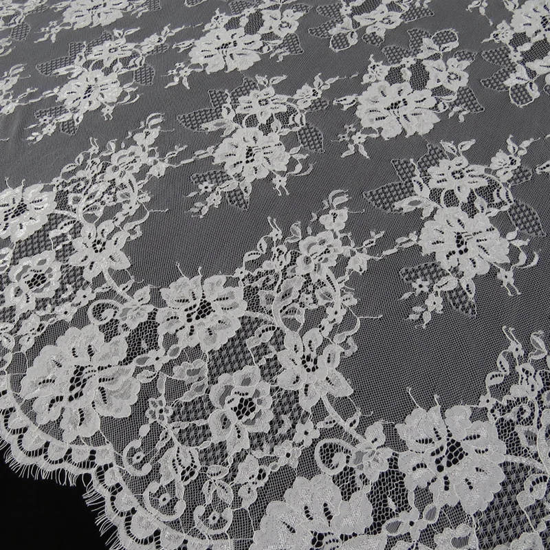 Good quality 2019 New design popular Chantilly french lace fabric