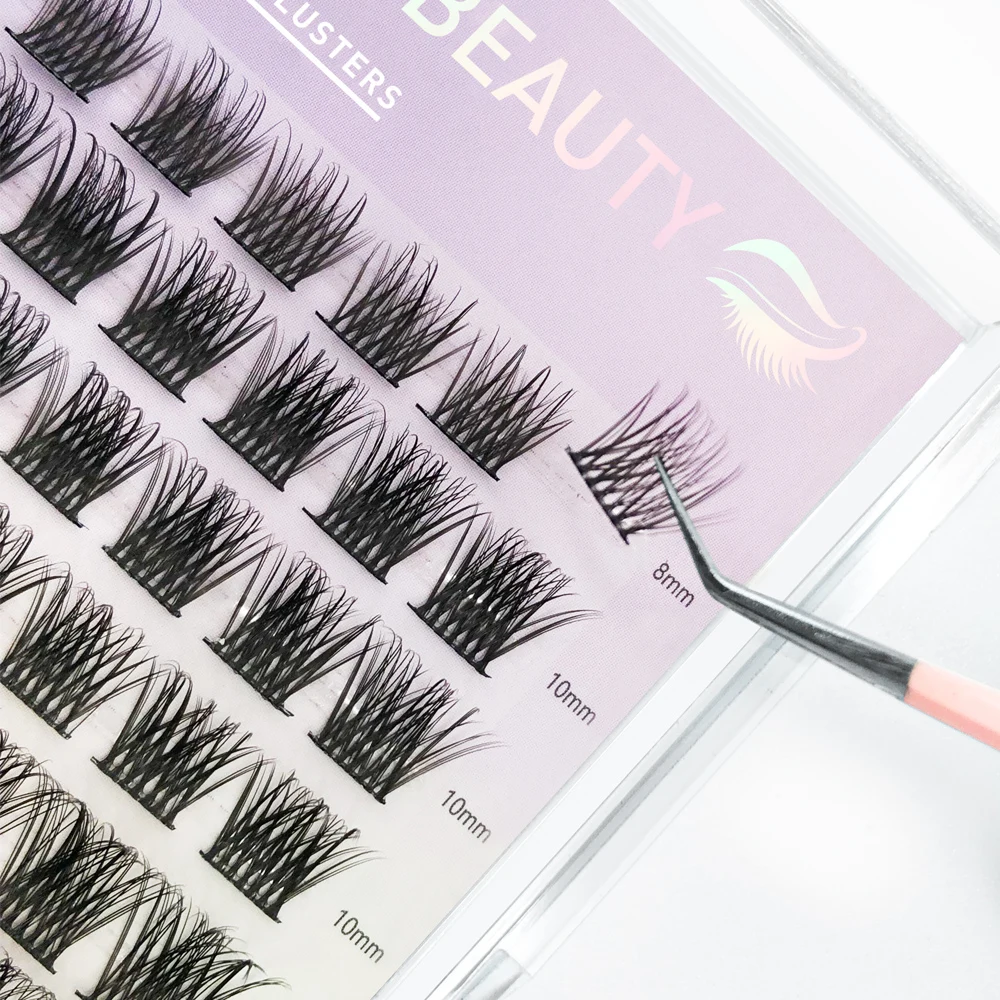 Wholesale 30 Segments Cluster Eyelashes Extension Natural Individual Lashes Diy Segment Lashes Natural Individual Cluster