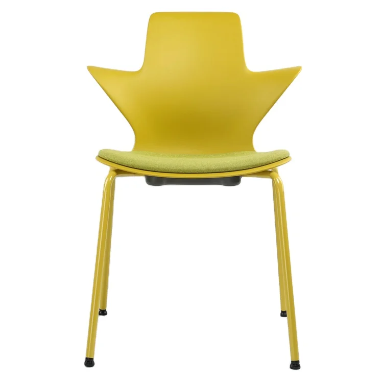 Стандартный Уникальный пластиковый металлический обеденный стул ANSI/BIFMA