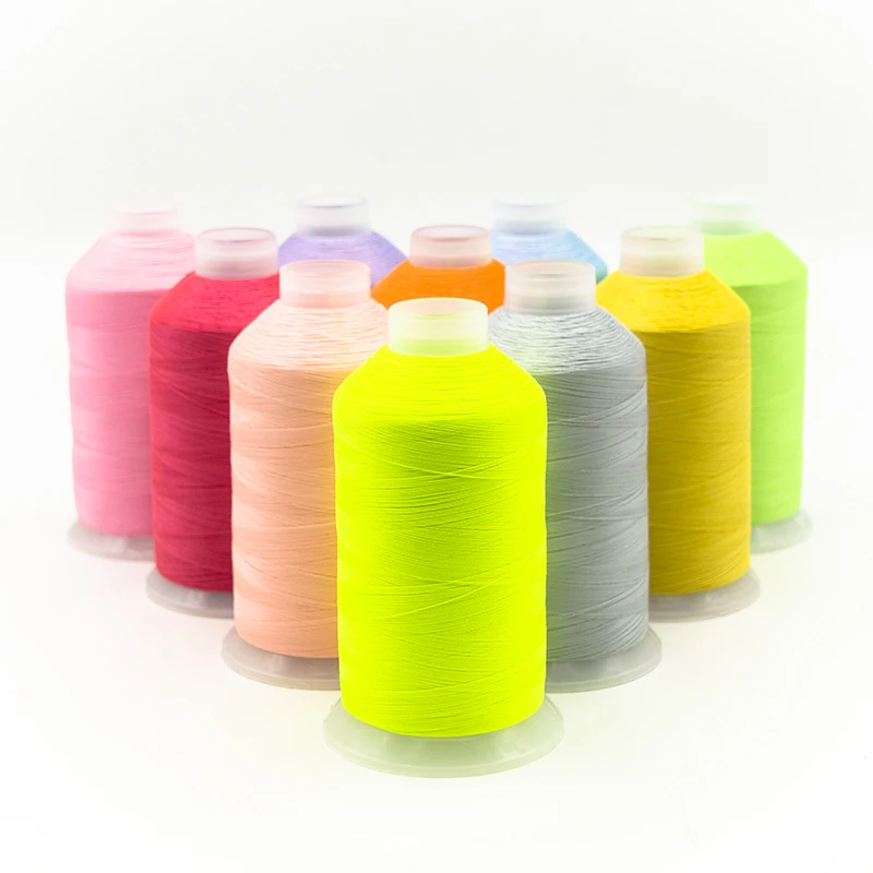 
180G 5000M 150D/2 Waterproof Sewing Polyester Glowing Yarn Luminous Thread Glow In The Dark 