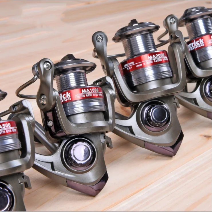 High Speed 5.2:1 Gear ratio Metal Spinning Fishing Reel Sea Fishing 12+ 1BB Spinning Fishing Reel