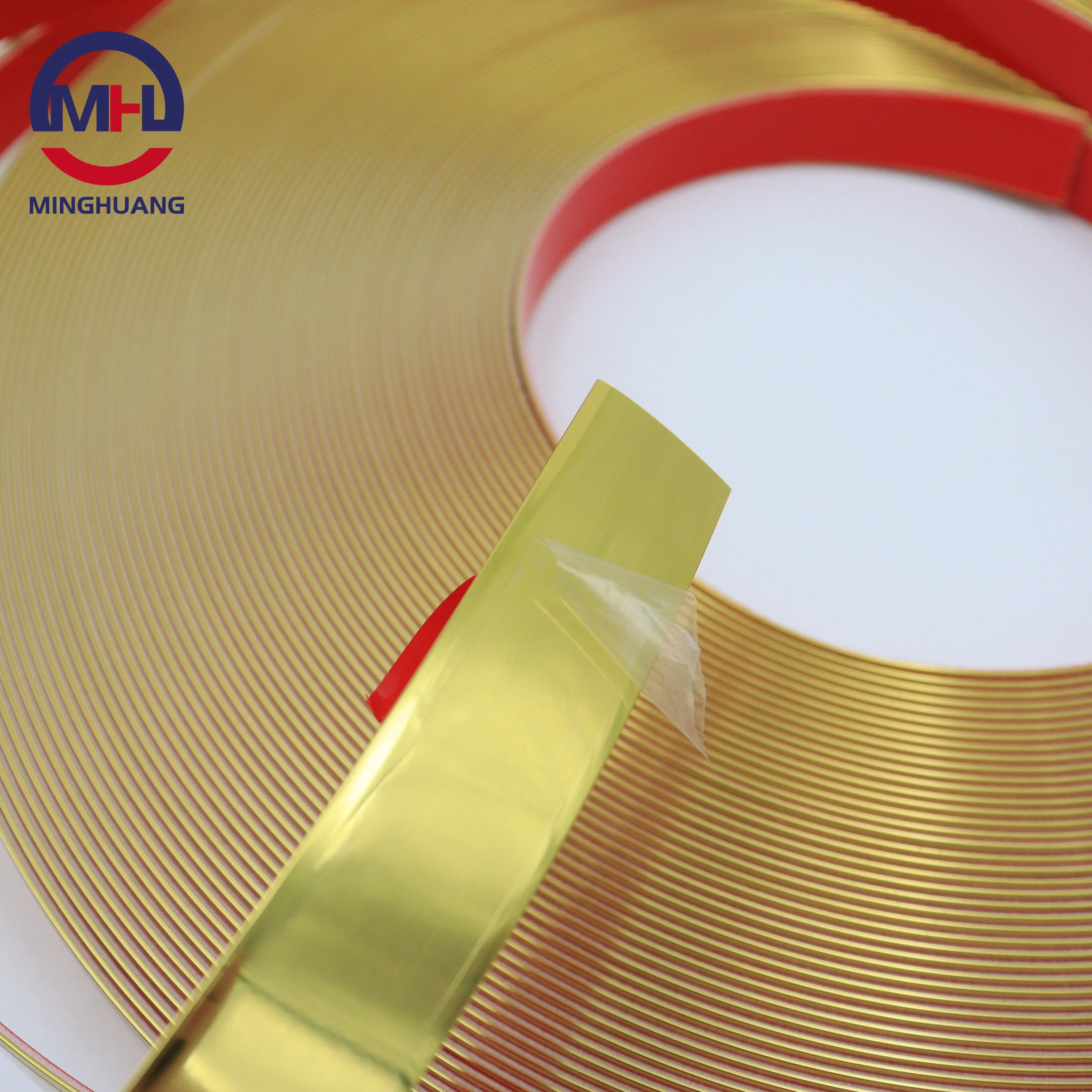 MH 1mm 22mm 50mm Rubber Wooden Melamine Self Adhesive High Gloss Pvc Edge Banding
