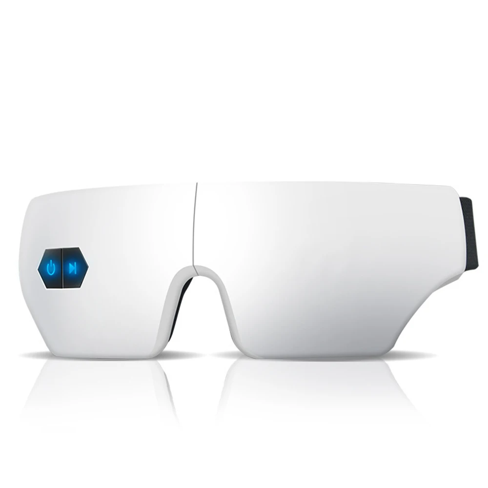 Smart Vibration Eye Massage Equipment Wireless Electric Eye Massager With Heat Compression