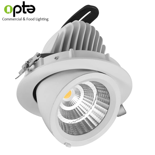 155mm  Gimbal downlight 30/35W Commercial Gimbal down lamp 360 rotatable with 5 years warranty