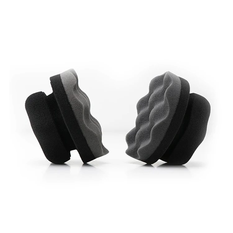 Sponduct изготовленный на заказ логотип черный шиномонтажный станок туалетный аппликатор пены, шины для легковых автомобилей, аппликатор-спонж, шестиугольник автомобиля губки