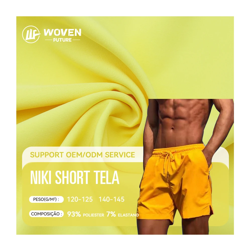 Shaoxing wovenfuture ткань из полиэстера на заказ эластичная 100d rollo de tela textil Механическая эластичная ткань из микрофибры для спорта