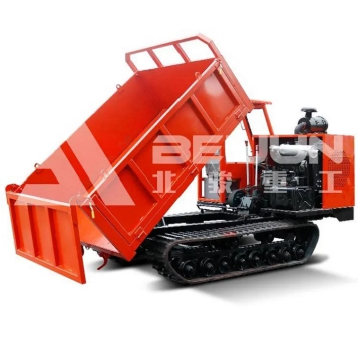 5ton-10ton Hydraulic Diesel Transporter Multifunctional Crawler Mini Dumper Truck