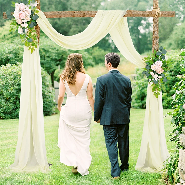 Свадебная поставка, балдахины, роскошные занавески, балдахины, оконные занавески с прикрепленным балдахином