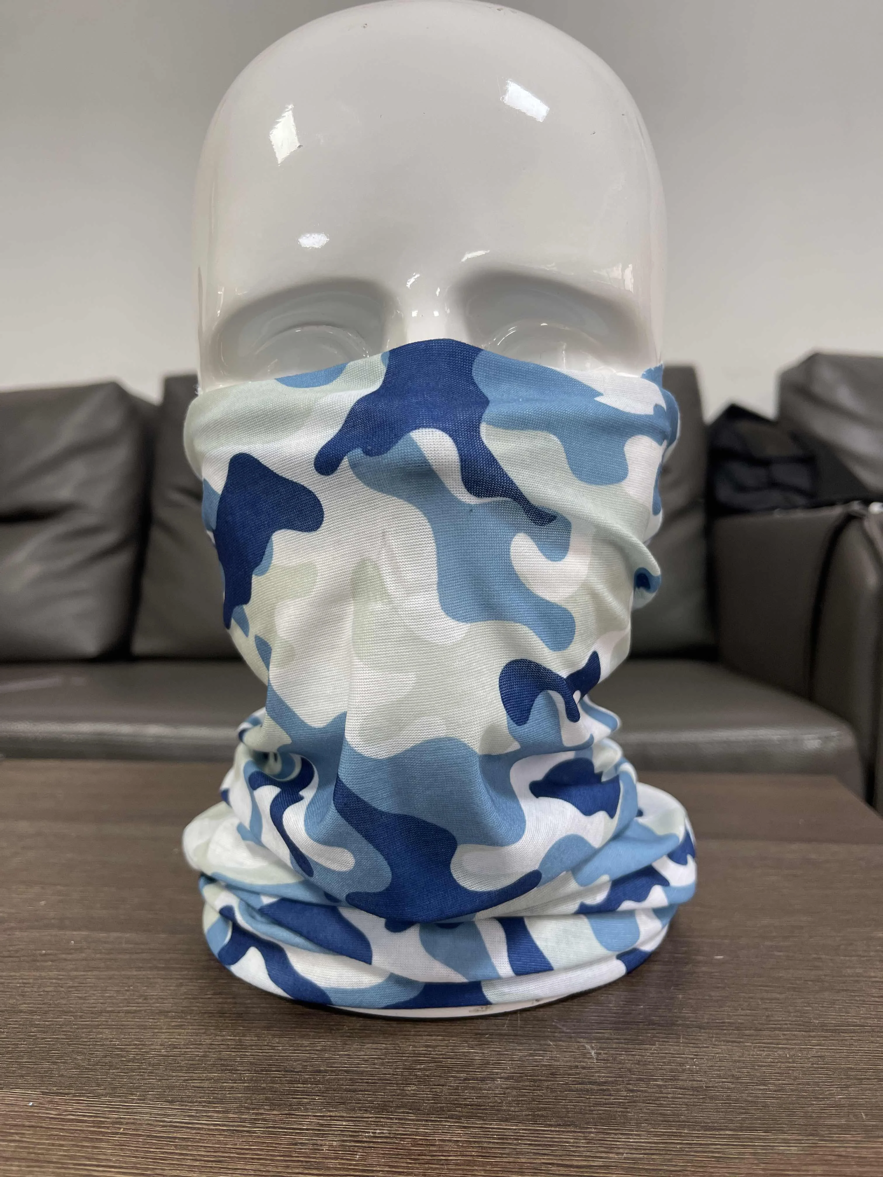 High Quality Camo Bandana 100% Microfiber Polyester Neck Gaiter Biker Cycling CS Party Seamless Neck Gaiter