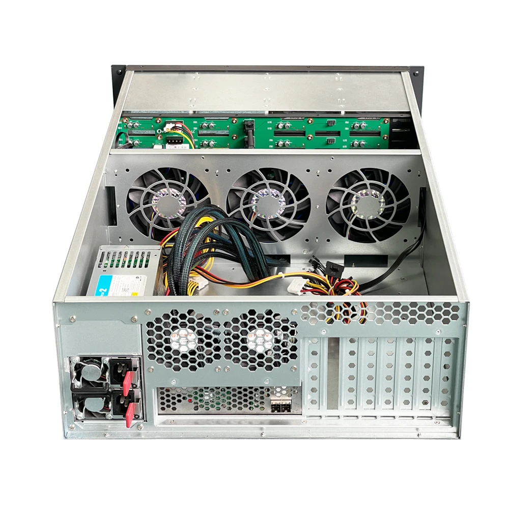 jbod server nas case 4u 24bays with 12G expander card and 550w power supply hdd docking station