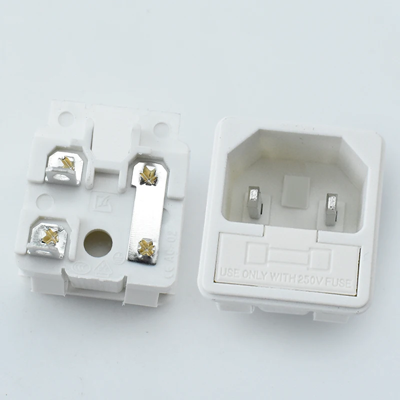 2 Pin With Fuse AC Power Socket
