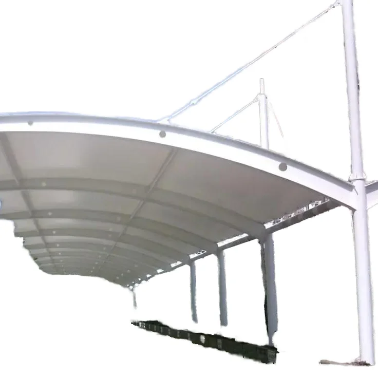 Y-образная крыша от солнца с современным дизайном, PVDF тканевая мембранная структура, парк, наружное применение, архитектурная ПТФЭ мембрана