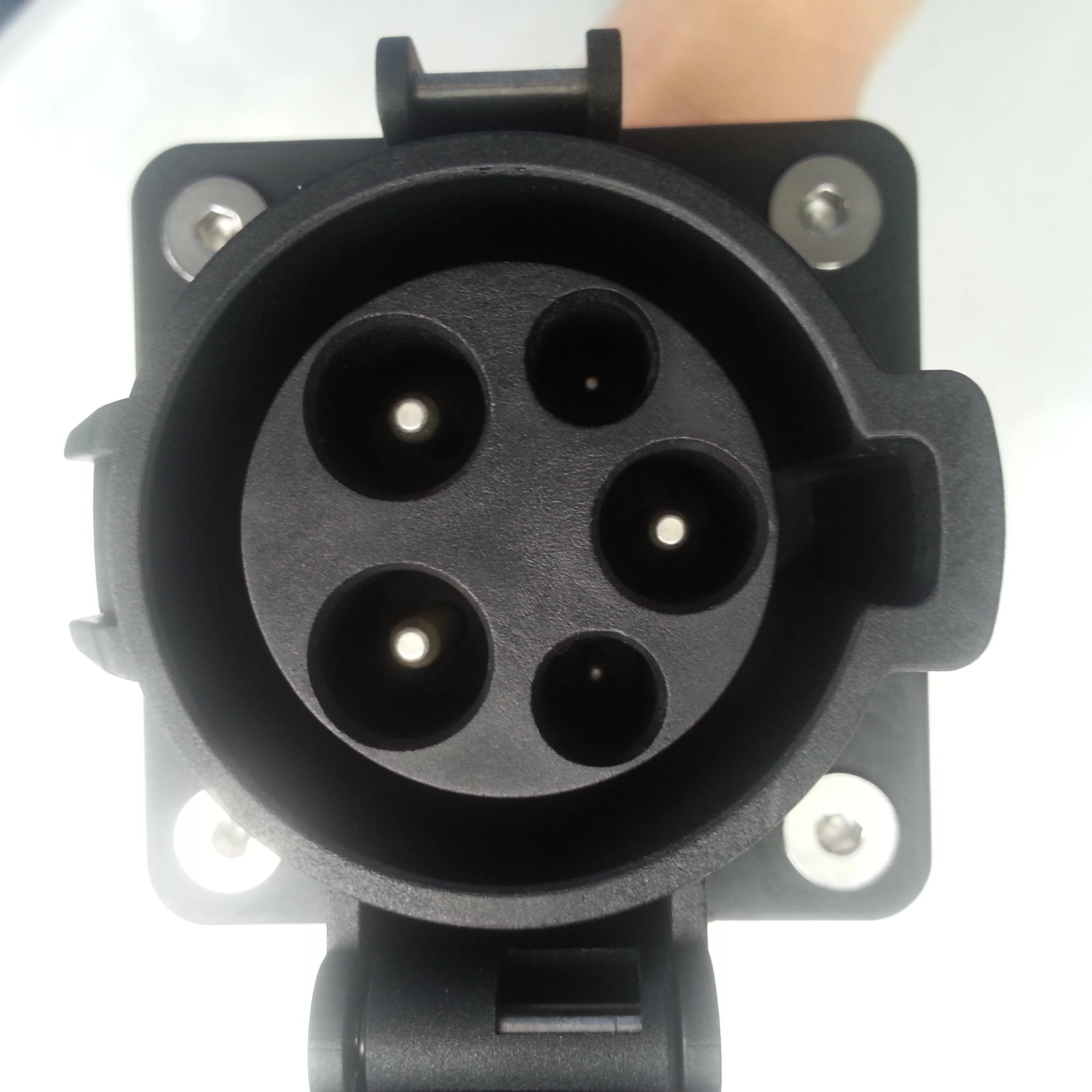 
50A j1772 гнездо V3-DSS-EV70S, Duosida j1772 на входе 