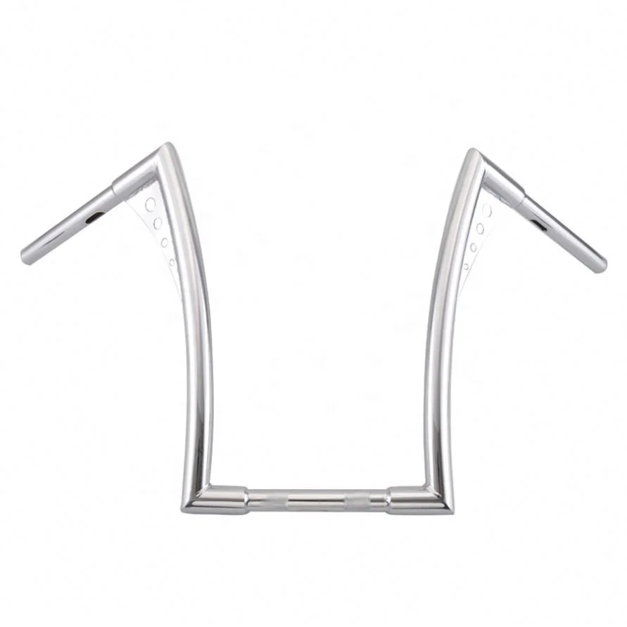 Customize 14 Inch 16 Inch 17 Inch Motorcycle  Aluminum Handlebars for Harley Davidson FLSTF Fat Boy FLHR Road King Dyna