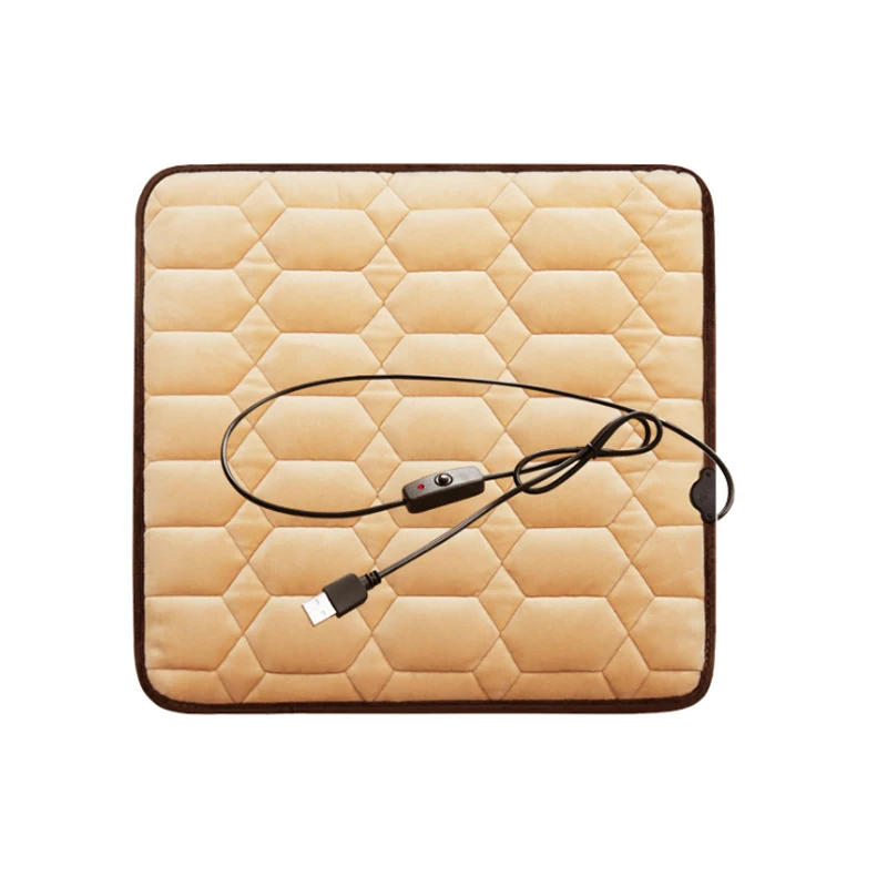 A two-purpose heated seat cushion for a family car  / USB interface 5V safe heated seat cushion