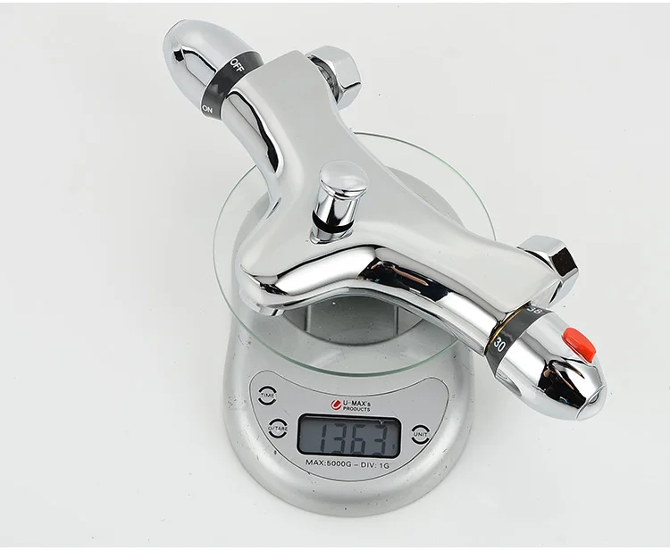 ROVATE Factory Wholesaler Bathroom Bathtub Thermostatic Faucet Shower, Modern Smart Thermostat Hot and Cold Mixing Valve