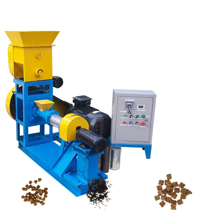 Small Floating Fish Feed Making Pallet Extruder Machines Animal Feed Pellet