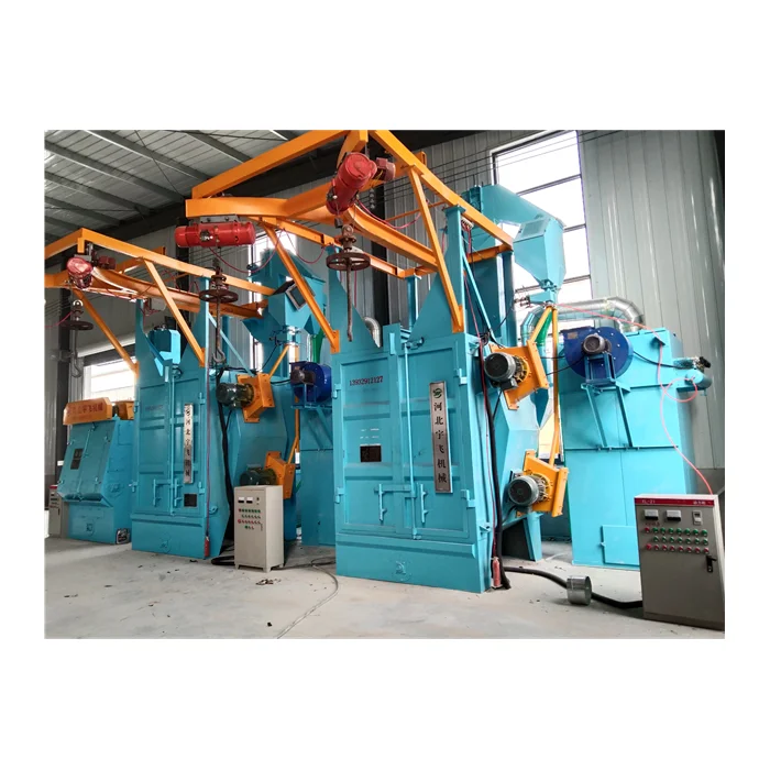 Hook Hanger Type Blaster  Cylinder Shot Blasting Machine