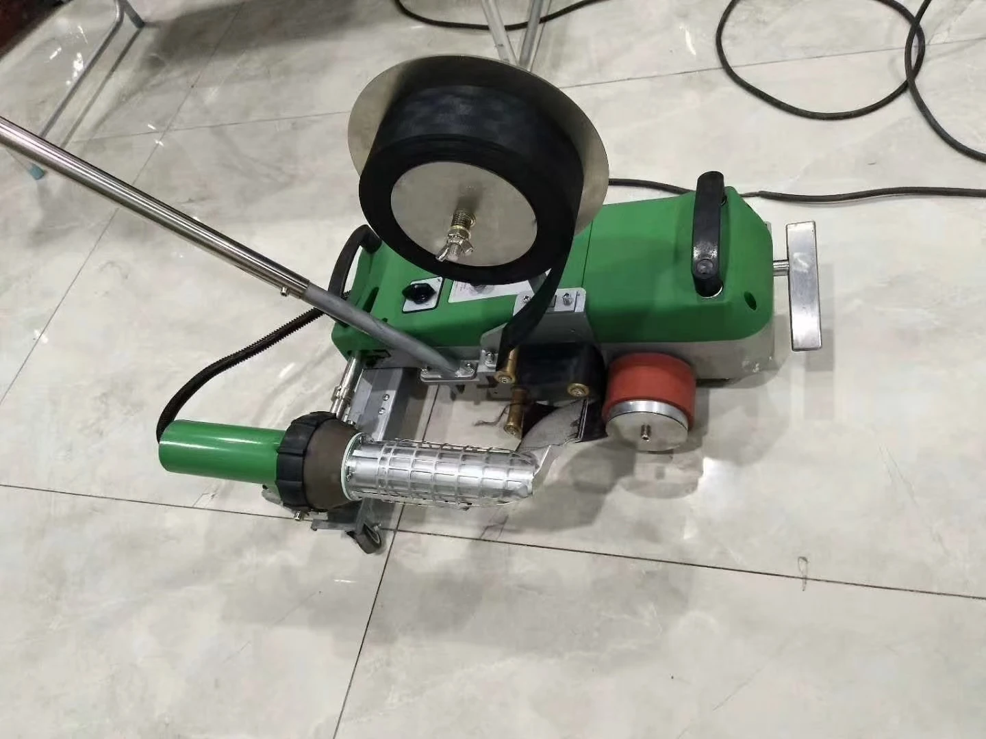 PVC Tarpaulin Tape Welding Machine UV backlit seamless Welder webbing Hot Air TPO PE  Welding Machine