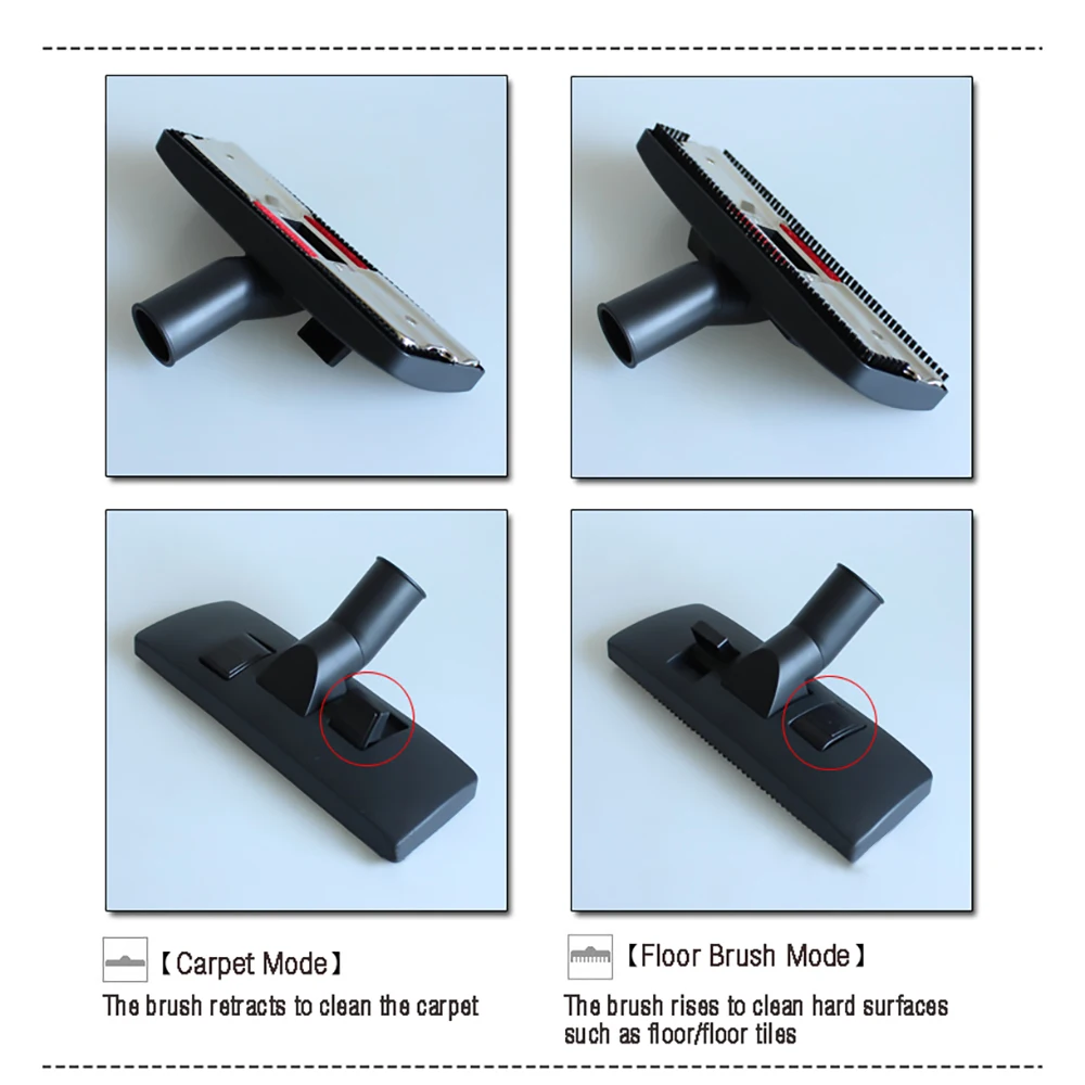 1/4 inch 32mm Universal Euro Floor Brushes Spare Parts for Vacuum Cleaner