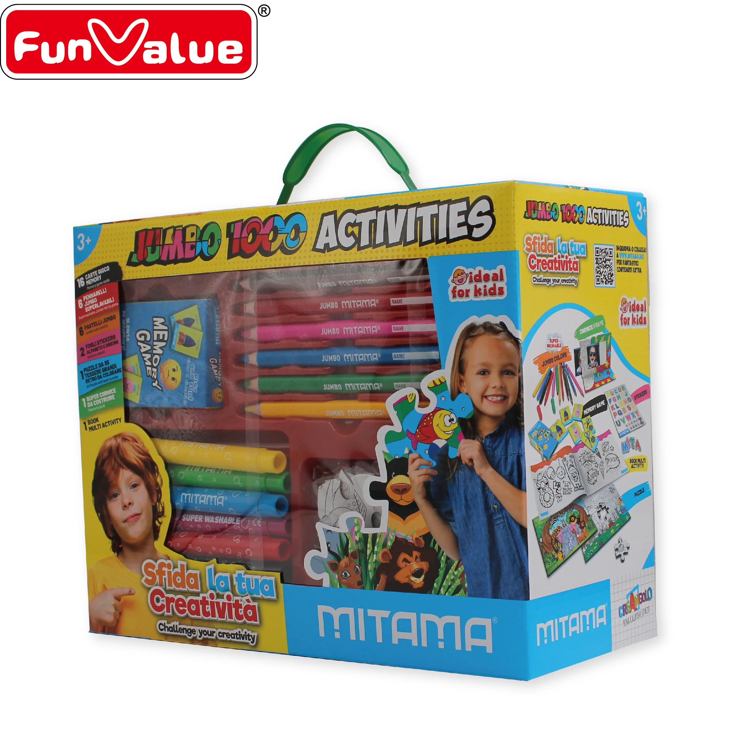 Best Deluxe Jumbo 1000 Activities Art Drawing Painting Kits Creative Activity Kids