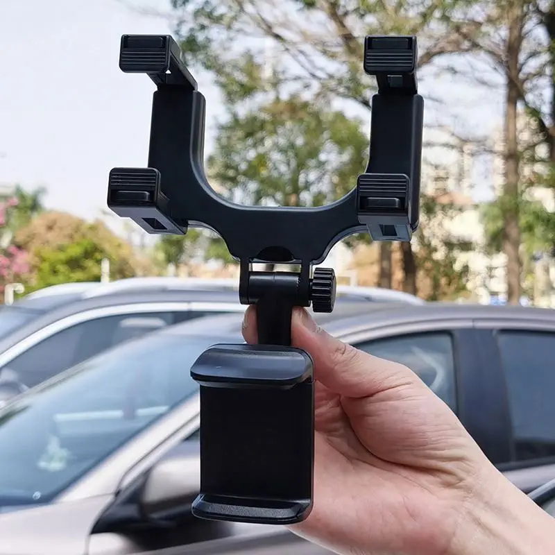 High Quality Rotatable Retractable Rearview Car Phone Holder