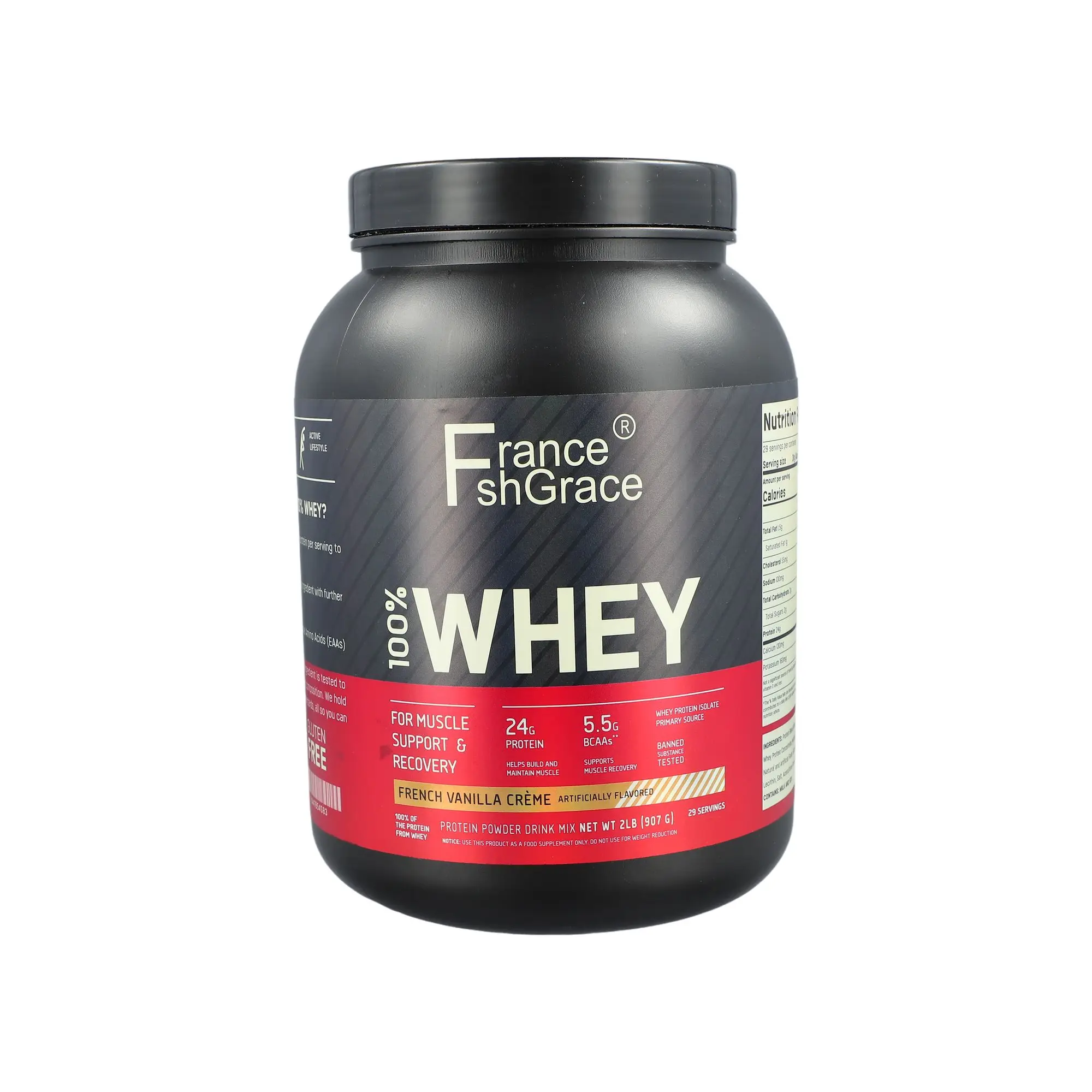 Whey Protein Powder Pre Post Intra Workout Fast Absorbing Whey Hydrolysate Isolate Concentrate Blend Vanilla Protein