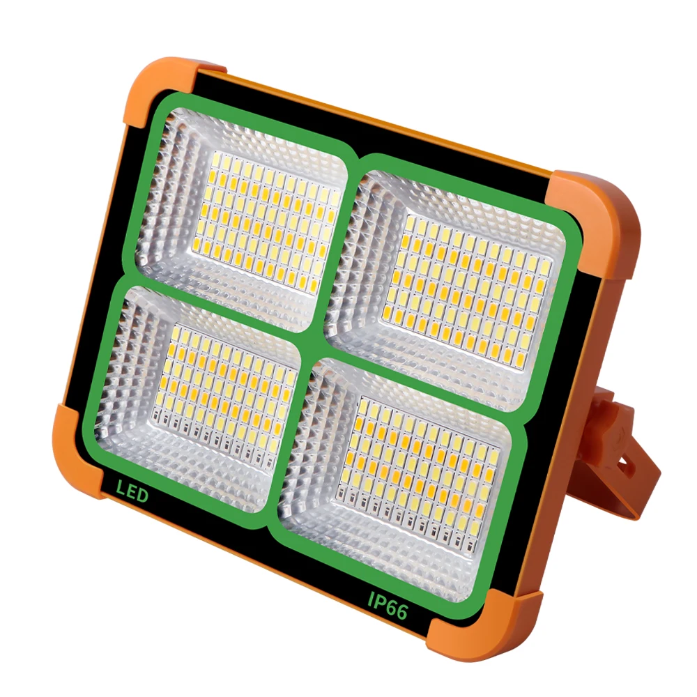 Solar Flood Light Outdoor Waterproof Industrial Rechargeable LED Flood Light