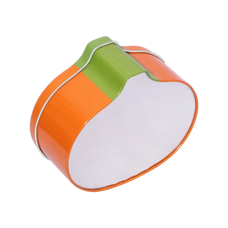 Customizable Halloween Pumpkin Decorative Metal Box Wholesale Candy Container with Bulk Order Available Tin Box