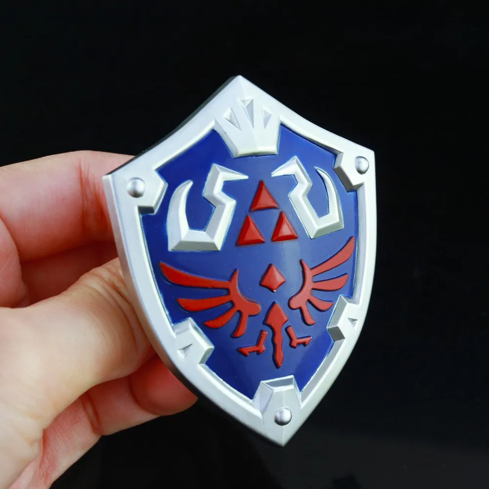 Легенда Zelda премиальное украшение цельное металлическое искусство окружающая Linkhelia щит модель меча техника из сплава подарок