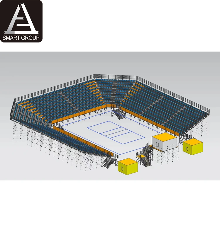  Временная сидячая система grandstand стадион металлический съемный трибуна б/у