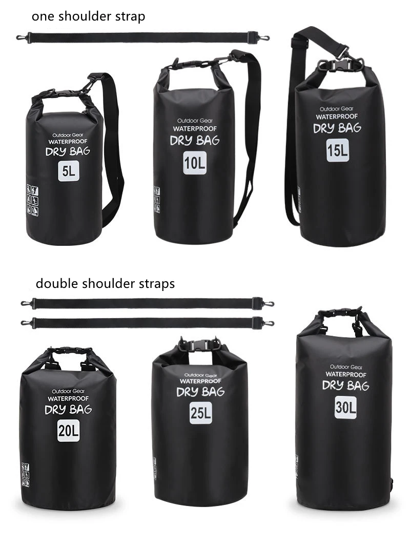 Customer Logo PVC tarpaulin Survival Backpack Water Sport Waterproof Dry Bag