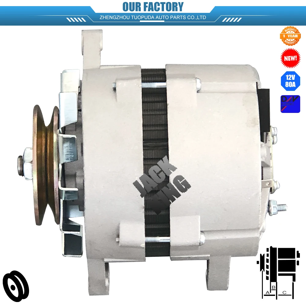 ALT3624 12V 80A 28.3771 SLP-3701000-91 NEW ALTERNATOR FOR RUSSIAN VEHICLE