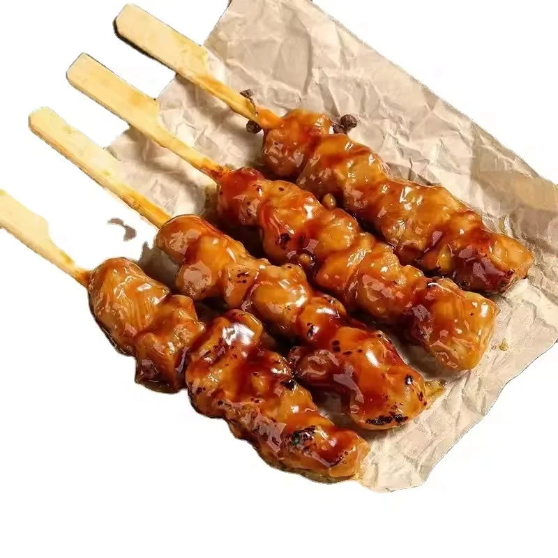 Frozen Japanese Cooked Charcoal Grilled Chicken Meat Skewers Yakitori