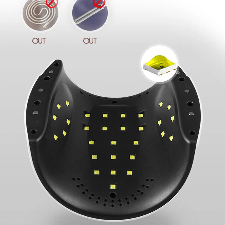 Nail Art Slippers UV Lamp Finger Nail Dryer with 3 Timer Gel Polish LED Light 48W Foot Nail lamp