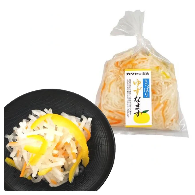 Crisp vegetables plastic bag plant packing pickles made in Japan