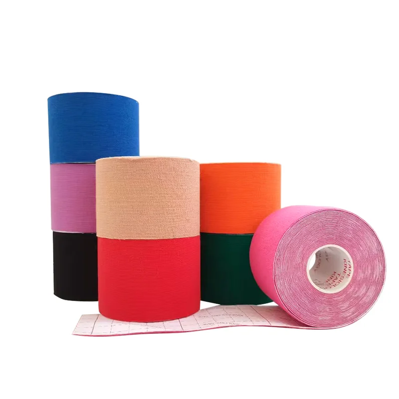 Kinesiology tape for muscle spasms relief and relaxation - Reduces muscle tension