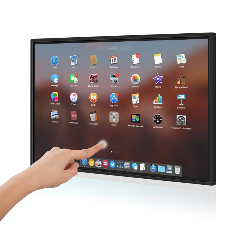 21.5 32-Inch Wall Mounted WiFi Android Industrial Touch Tablet 4K All-in-One PC with Big Screen for Airport Shopping mall Use