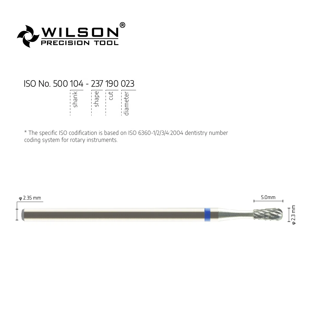 5000336 Efficient and stable End Tungsten Carbide Tungsten Carbide Mastoid Drill for Dental Laboratory/Dental Bit